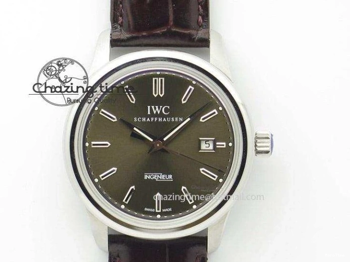 MIROTIME 0308 Compact Portugieser Perpetual Calendar IW503302 RG V9F 1:1 Best Edition White Dial on Brown Leather Strap A 7113